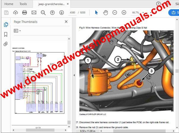 jeep grand cherokee 2011 to  2018 repair manual